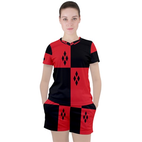 Harley Women s Tee And Shorts Set by raeraeshescrafty
