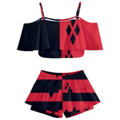 Harley Kids  Off Shoulder Skirt Bikini by raeraeshescrafty