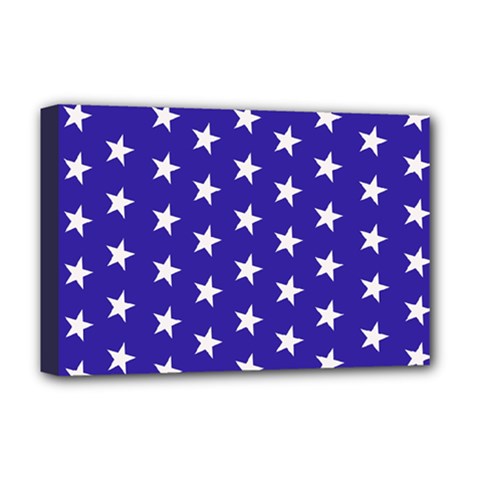Day Independence July Background Deluxe Canvas 18  X 12  (stretched) by Simbadda