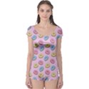 Donuts pattern Boyleg Leotard  View1