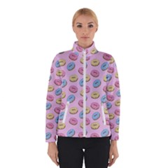 Donuts Pattern Winter Jacket by Valentinaart
