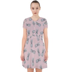 Pineapple Pattern Adorable In Chiffon Dress by Valentinaart