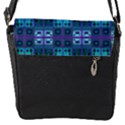 Mod Purple Green Turquoise Square Pattern Removable Flap Cover (S) View2