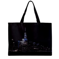 New York Skyline New York City Zipper Mini Tote Bag by Celenk