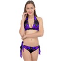 Abstract Art Abstract Background Tie It Up Bikini Set View1