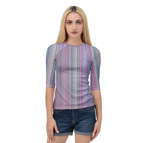 Broken Tv Screen Quarter Sleeve Raglan Tee by dressshop