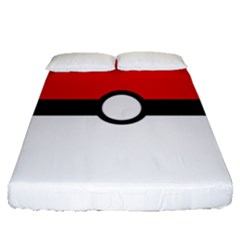 Poke Ball Fitted Sheet (queen Size) by raeraeshescrafty