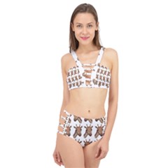 Giraffe Cage Up Bikini Set by ArtByAng