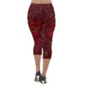Abstract Pattern Color Shape Lightweight Velour Capri Leggings  View2