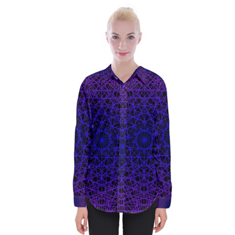 Background Lines Pattern Line Art Womens Long Sleeve Shirt by Nexatart
