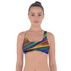 Graffiti Painting Pattern Abstract Got No Strings Sports Bra by Nexatart