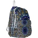 Pattern Art Form Architecture Foldable Lightweight Backpack View3