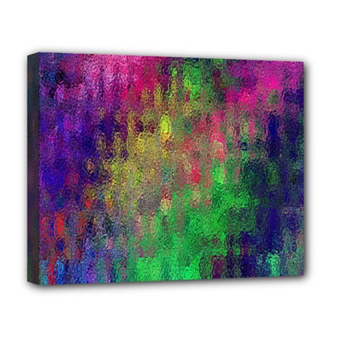 Background Abstract Art Color Deluxe Canvas 20  X 16  (stretched) by Nexatart