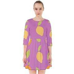 Seamlessly Pattern Fruits Fruit Smock Dress by Nexatart