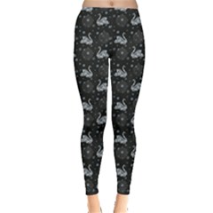 Swan Leggings  by greenthanet