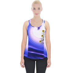 Composing Nature Background Graphic Piece Up Tank Top by Sapixe