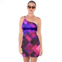 Pattern Seamless Pattern Tile One Soulder Bodycon Dress View1