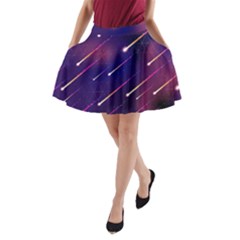 Meteor Shower 1 A-line Pocket Skirt by JadehawksAnD