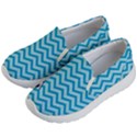 Chevron Shark Pattern Kid s Lightweight Slip Ons View2