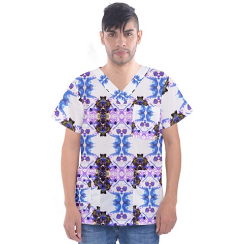 Laneway 013  Men s V-neck Scrub Top by Momc