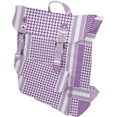 Purple Geometric Headdress Buckle Up Backpack by Mariart