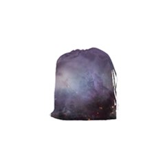 Orion Nebula Pastel Violet Purple Turquoise Blue Star Formation Drawstring Pouch (xs) by genx