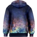 Lagoon Nebula Interstellar Cloud Pastel pink, turquoise and yellow stars Kids Zipper Hoodie Without Drawstring View2