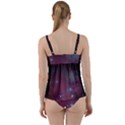 Christmas Tree cluster red stars nebula constellation Astronomy Twist Front Tankini Set View2