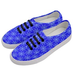Snowflake Digital Paper Women s Classic Low Top Sneakers by Wegoenart