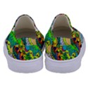 Cosmic Lizards With Alien Spaceship Kids  Canvas Slip Ons View4