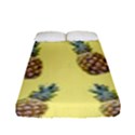 Pineapples Fruit Pattern Texture Fitted Sheet (Full/ Double Size) View1