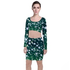 Christmas Star Advent Background Top And Skirt Sets by Wegoenart