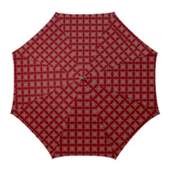 Christmas Paper Pattern Golf Umbrellas by Wegoenart