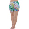 Art Abstract Abstract Art Lightweight Velour Yoga Shorts View4
