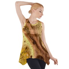 Abstract Art Modern Detail Macro Side Drop Tank Tunic by Wegoenart