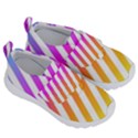 Abstract Lines Mockup Oblique Velcro Strap Shoes View3