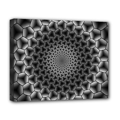 Pattern Abstract Graphic District Deluxe Canvas 20  X 16  (stretched) by Wegoenart