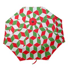 Christmas Abstract Background Folding Umbrellas by Wegoenart