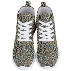 Background Cubism Mosaic Vintage Women s Lightweight High Top Sneakers by Wegoenart