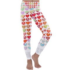 Valentine Valentines Day Card Love Kids  Lightweight Velour Classic Yoga Leggings by Wegoenart