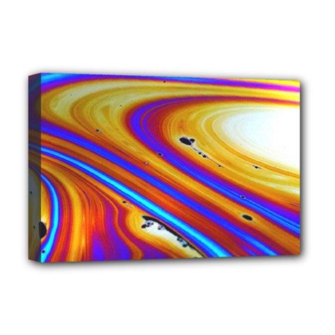 Abstract Architecture Background Deluxe Canvas 18  X 12  (stretched) by Wegoenart