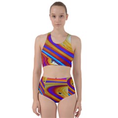 Abstract Architecture Background Racer Back Bikini Set by Wegoenart