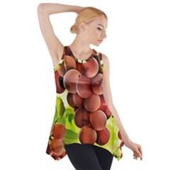 Grape Harvest Nature Figure Rustic Side Drop Tank Tunic by Wegoenart