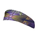 Fractal Blue Tin Pattern Texture Stretchable Headband View1
