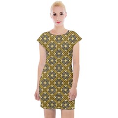 Digital Art Art Artwork Abstract Cap Sleeve Bodycon Dress by Wegoenart