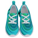 Groovy Cool Abstract Aqua Liquid Art Swirl Painting Running Shoes View1