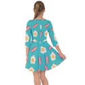 Bacon and Egg Pop Art Pattern Smock Dress View2