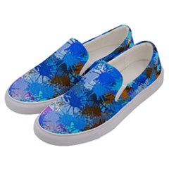 Color Colors Abstract Colorful Men s Canvas Slip Ons by Pakrebo