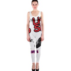 My Life Is Simple One Piece Catsuit by Ergi2000