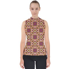 Lawless Garden Mock Neck Shell Top by bykenique
